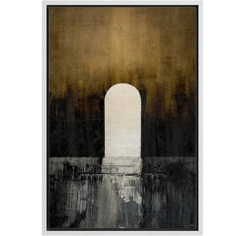 Door Framed Bedroom Wall Decorations Canvas Print, White, 36" H x 24" W