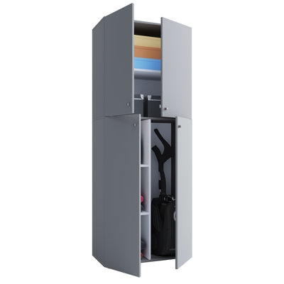 Hassett 4 -Door 6 -Shelf