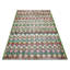 One-of-a-Kind Hand-Knotted 1960s 4'11" x 8' Wool Area Rug in Green/Red/Brown