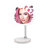 Hello Kitty Tabletop Mount LED Rechargeable Makeup Mirror with 360 Degree Rotation and Touch Sensor