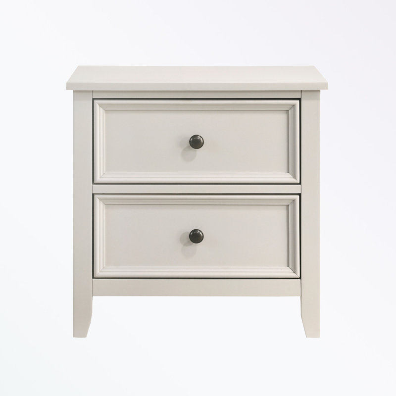 Table de chevet avec 2 tiroirs