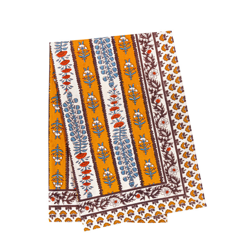 Avignon Provence Tea Towels 20" x 30", Dijon/Blue