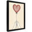 Art encadré noir, "Protégeons l'amour ensemble", impression sur toile, thème de la Saint-Valentin-678252767