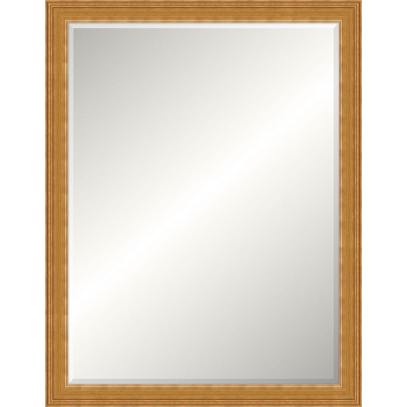 Alden Solid Wood Beveled Mirror, 53.75" x 41.75", Rectangle