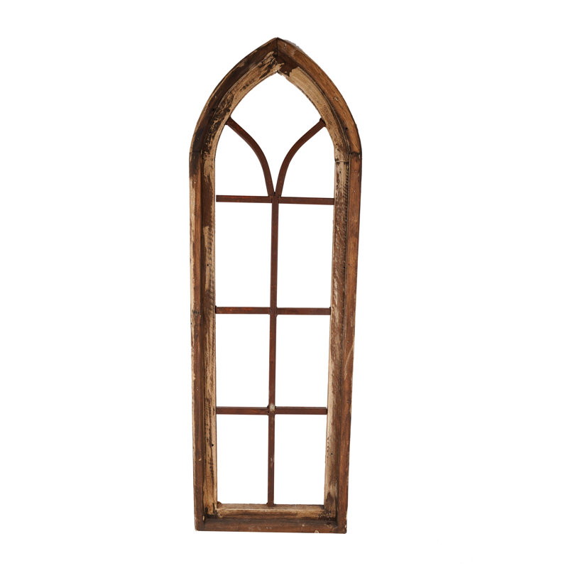 Kingston Handmade Farmhouse Buildings & Architecture Wall Decor on Solid Wood, Rustic White