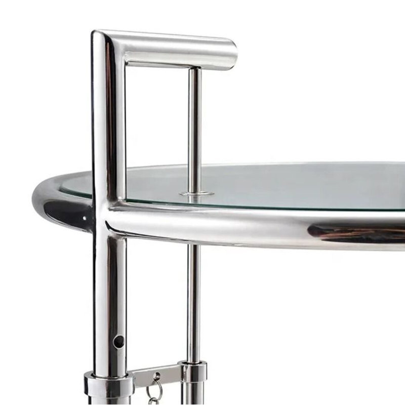 Table d'appoint en verre Neruda