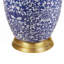 Lampe de table bleue en céramique