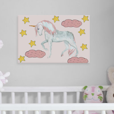 Wanette Starry Night Print on Wrapped Canvas
