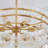 Harlune 6-Light Dimmable Metal and Glass Drum Chandelier-1478957878