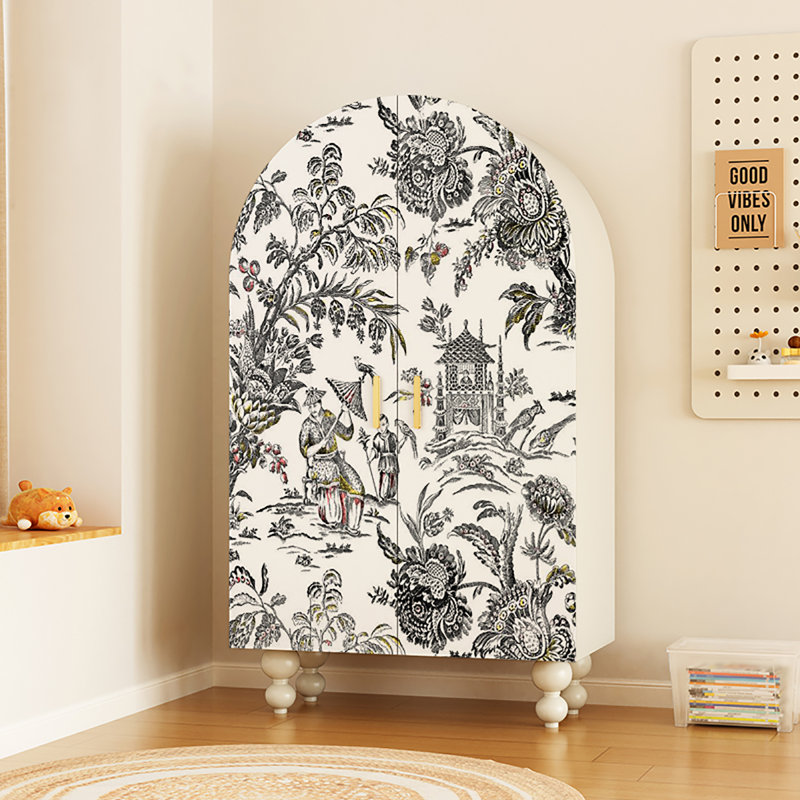 Garde-robe française simple pour chambre à coucher, Beige