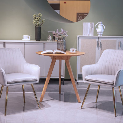 Chaises d'appoint avec pieds en métal