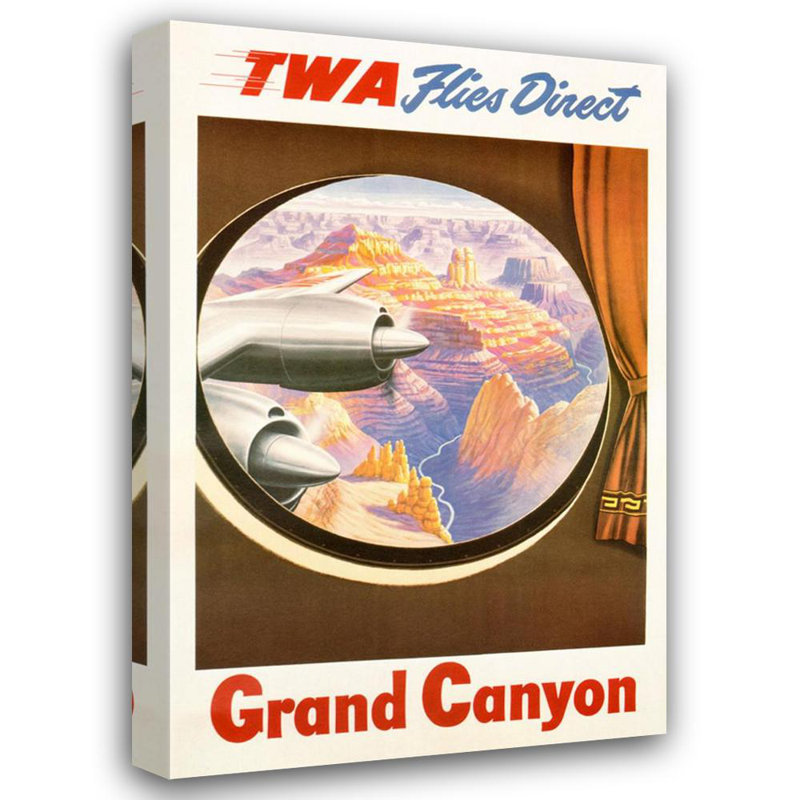 De Twa au Grand Canyon, H 24 po x l 16 po