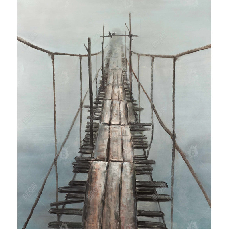 Old Abandoned Bridge Duvet Cover - Scenic Home Decor