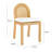 Clyatt 19.3'' H Mahogany Side Chair