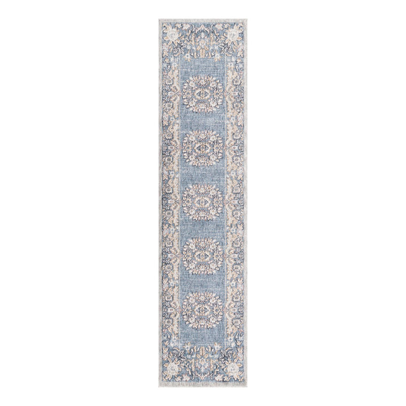 Erica Floral Indoor Rug, Runner 2' x 8'