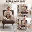Faux Leather Accent Chair