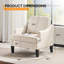 Petit fauteuil d'appoint de style moderne Mid-Century 31 po -370343984