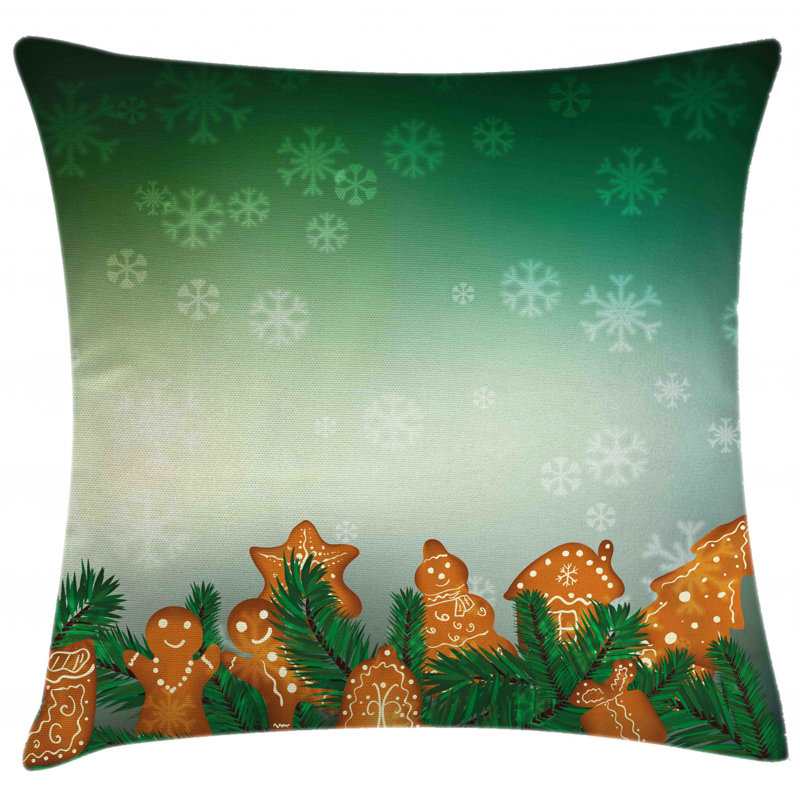 Housse de coussin décoratif d’intérieur/extérieur 26" floral