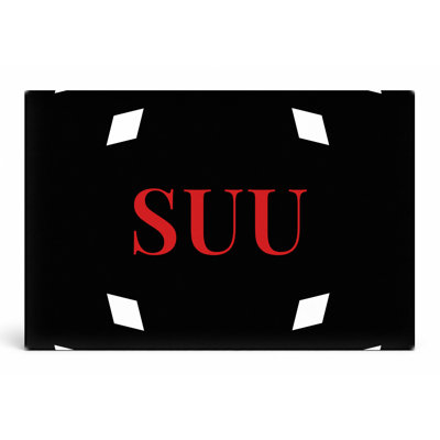 White, Black & Red Luxury Diamond Monogram