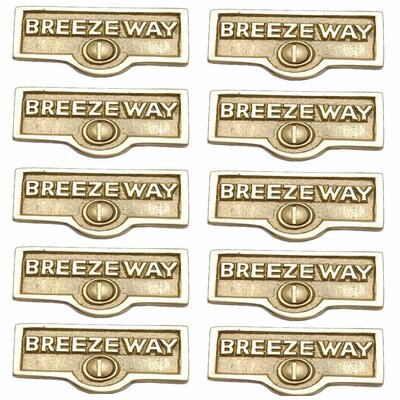 Switch Tags Breezeway Name Signs 1-Gang Rocker Wall Plate -  The Renovators Supply Inc., 37706