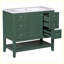 Ensemble de meuble-lavabo moderne avec lavabo et trois tiroirs-104947404