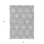 Tapis intérieur lavable à motif de médaillon gris et argent 8 pi x 10 pi