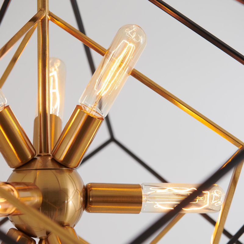 Alson 9 - Light Dimmable Geometric Chandelier