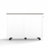 Storage Cabinet, Mobile Dog Crate With Flip-Top Feeding Door, Accent Cabinet With 5 Caster System