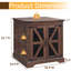 60cm W Manufactured Wood Bedside Table
