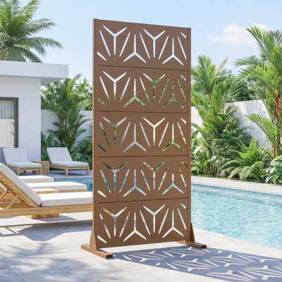 Privacy Screen Fence Panel Stylish Pattern