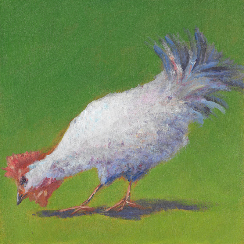 Pasture Henrietta II by Carol Young - Wrapped Canvas Painting, 51cm H x 51cm W