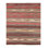 Vintage Azerbaijani Kilim With Beige-Brown And Red Stripes - Rug & Kilim