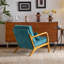 Fauteuil en chenille Mid-Century-134099079