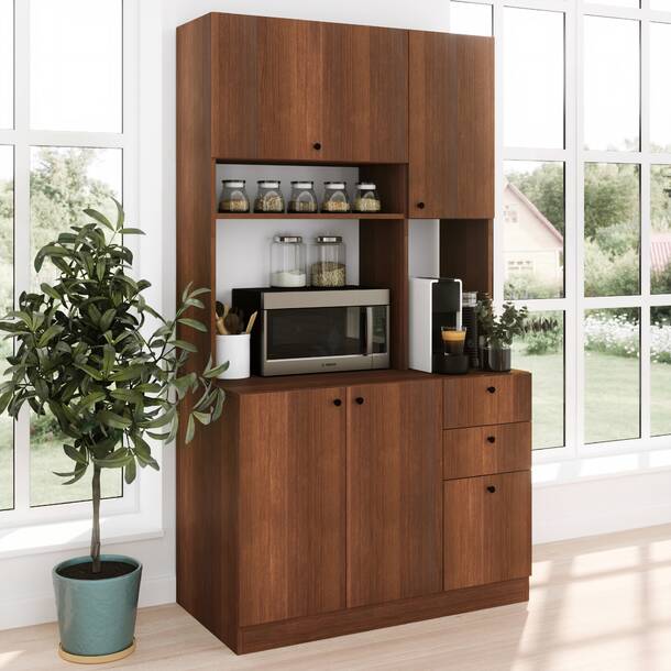 Ebern Designs Reshma 70.86'' Kitchen Pantry & Reviews | Wayfair