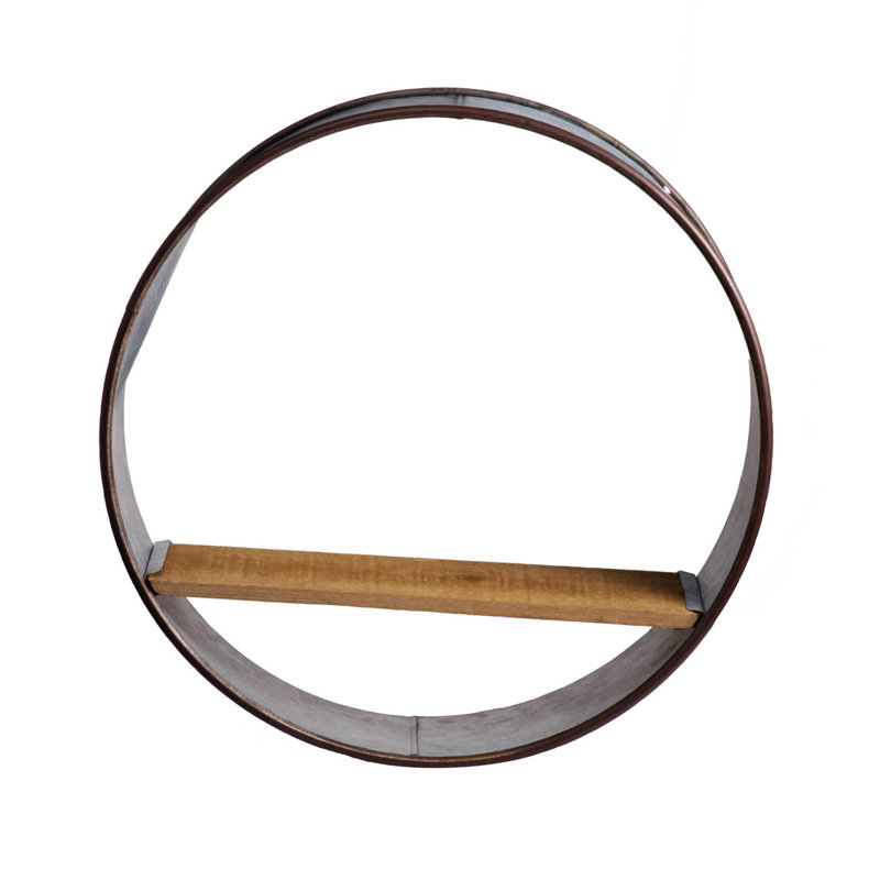 Round Metal Wall Planter, 5 Piece