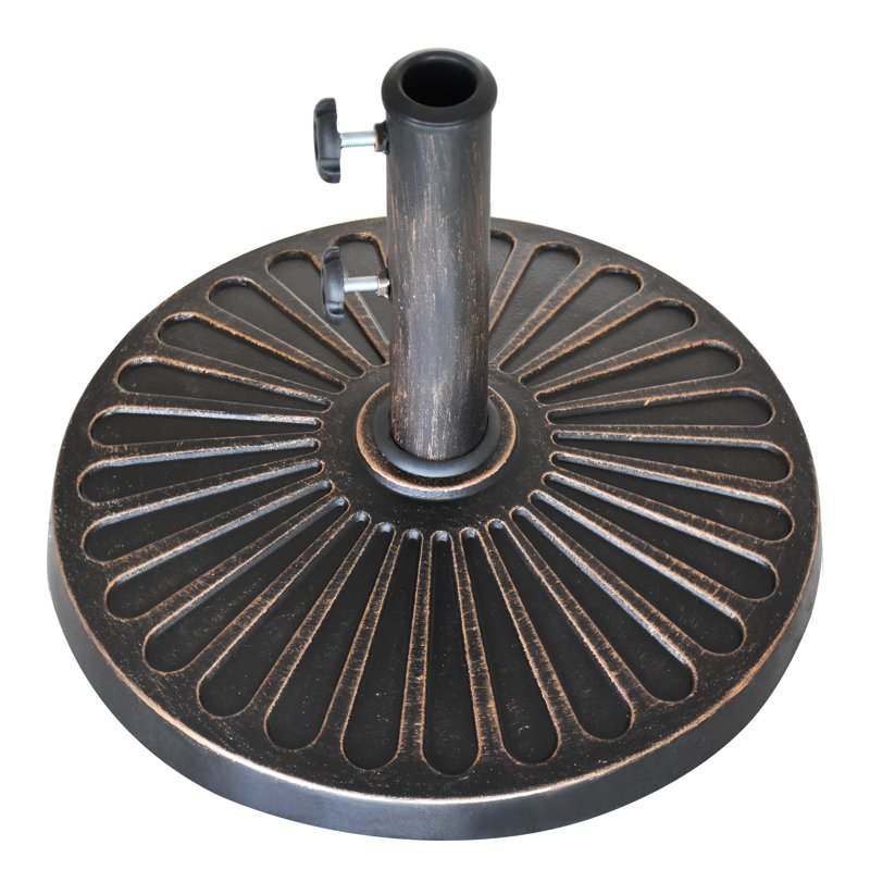 Base de parasol autoportante Letendre, Bronze
