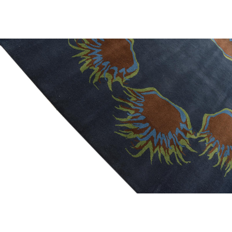 Tapis bleu marine rectangulaire 7 pi Pineland