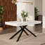 Metal Base Dining Table