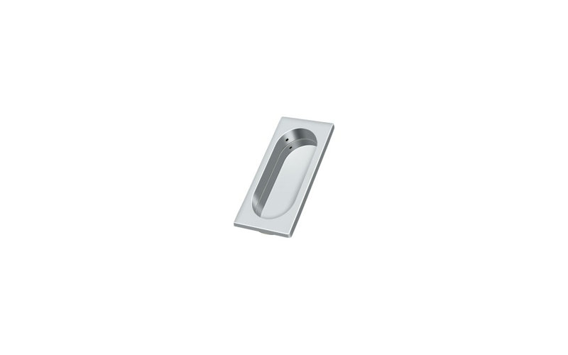 Recessed Pull, Polished Chrome