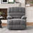 Heald 40.94"W Upholstered Swivel Rocker Recliner-1191926208