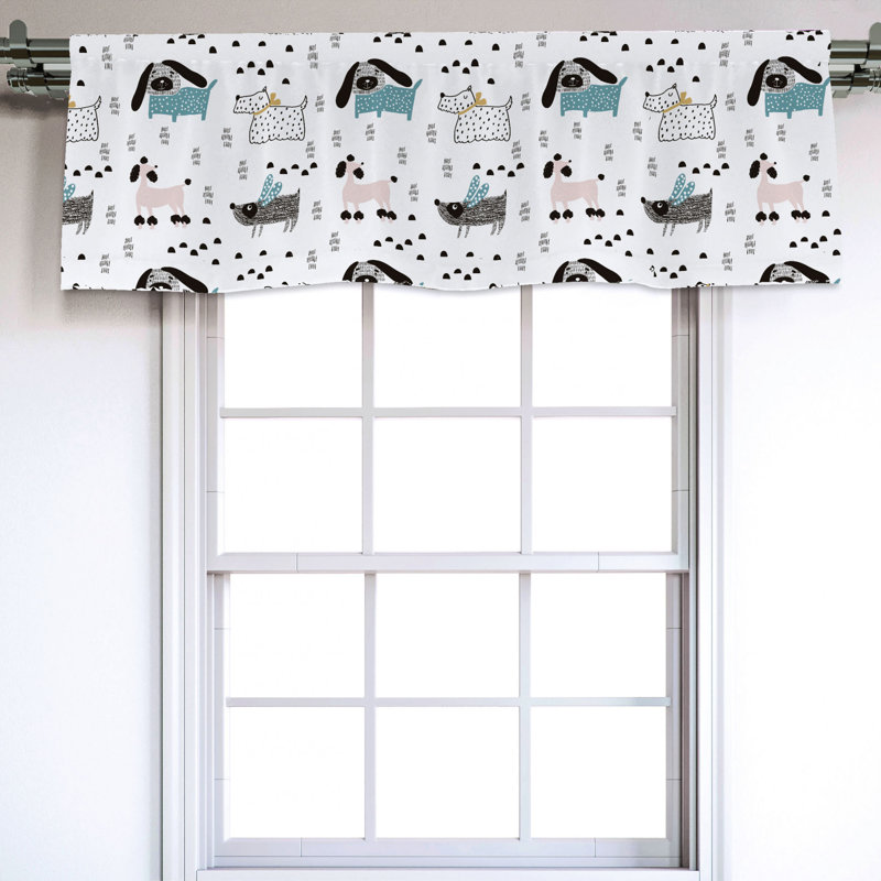 Sateen Ruffled Window Valance