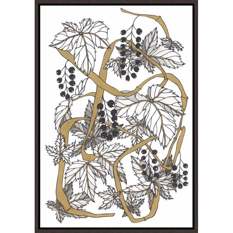 Intertwined Gold I Print by Bella Lane, 45.75" H x 31.75" W