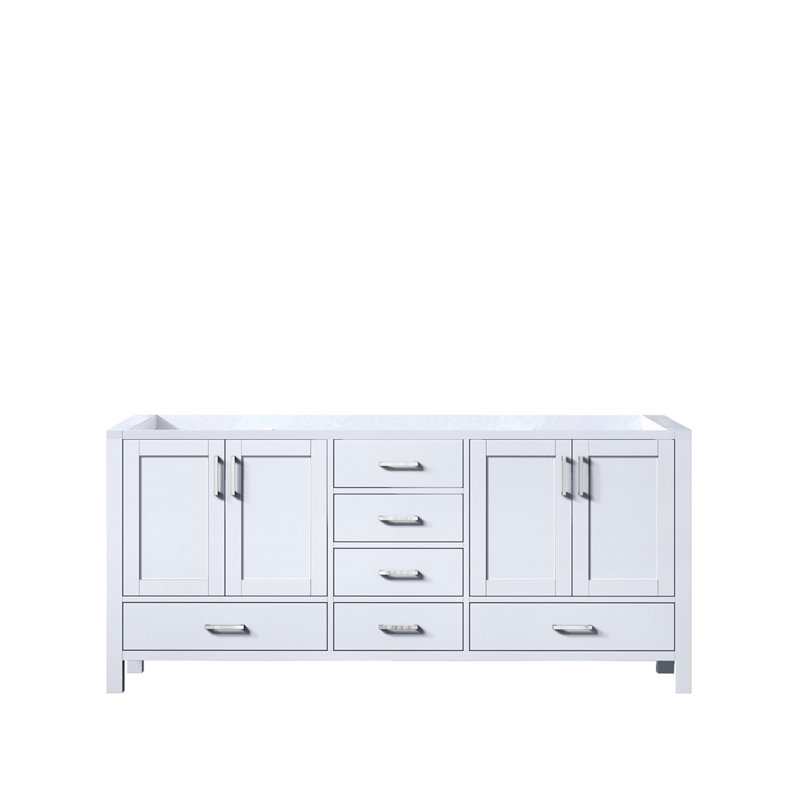Jacques 72 in W x 22 in D Double Bath Vanity, White