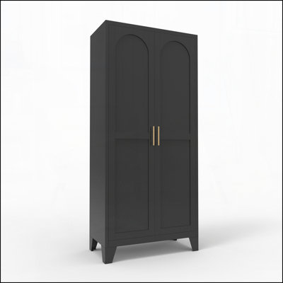 61" Metal Storage Cabinet with Doors and Adjustable Shelves by George Oliver