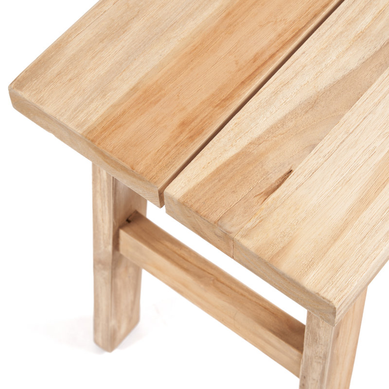 Cassano Solid Wood Accent Stool