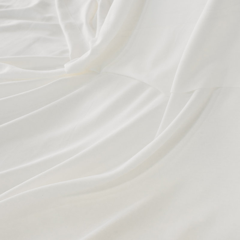 Rayon From Bamboo Duvet Cover, Twin XL Duvet Cover, White