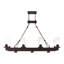 Luminaire suspendu linéaire à 8 lumières pour îlot de cuisine avec détails en corde Beatha-22375642-118749119