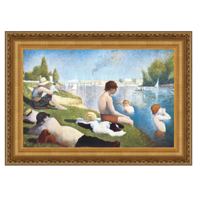 " Bathing At Asnieres, 1883 " by Georges Seurat