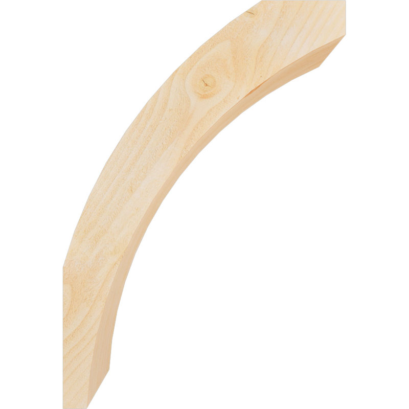 Genouillère Thorton, Sapin Douglas de 6 po (sciage brut), 18 po X P 26 po H