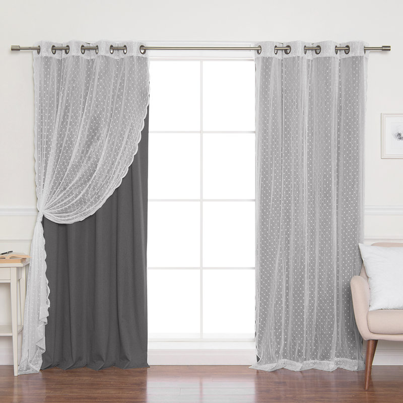 Aundreia Sliding Panel, Dark Gray, 52" x 96"
